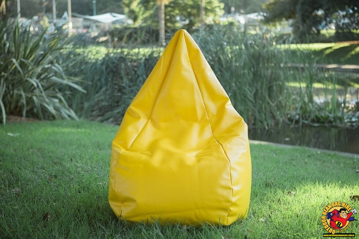 Bean Bag Hire Sydney - Yellow Bean Bag