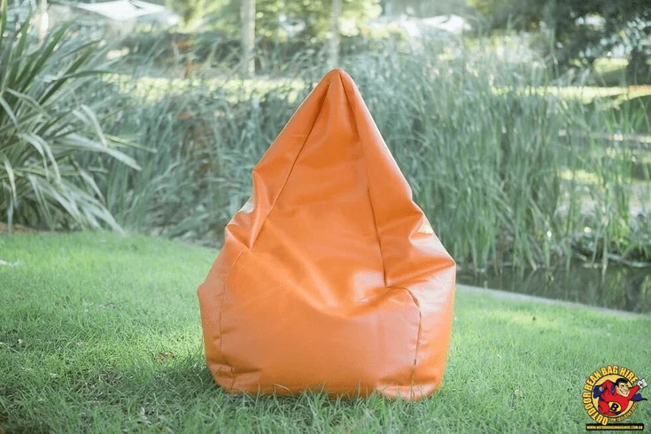 Bean Bag Hire Sydney - Orange Bean Bag