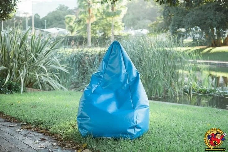 Bean Bag Hire Sydney - Blue Bean Bag